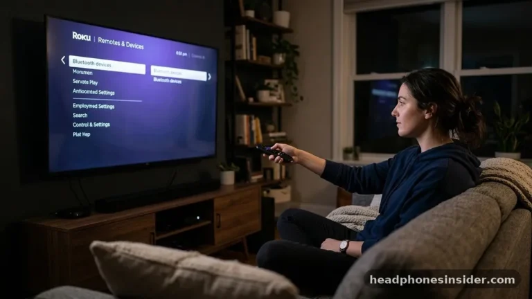can you connect bluetooth headphones to roku tv