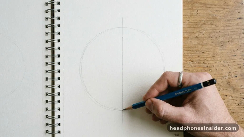 Establishing the Structural Framework - how to draw headphones