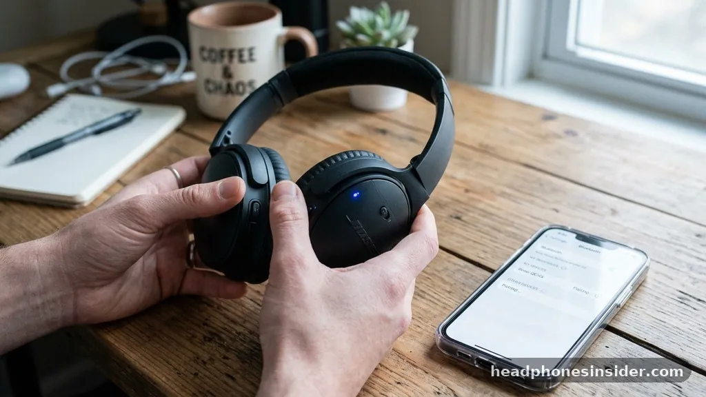 how to connect bose headphones to iphone