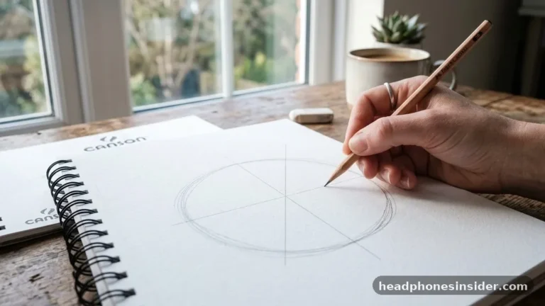 how to draw headphones