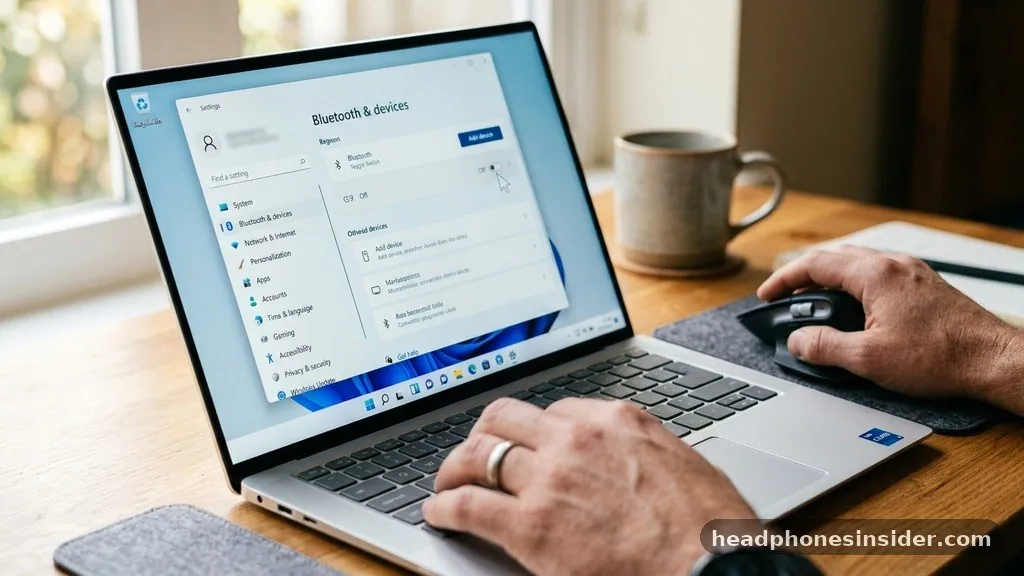 Navigating the Windows Bluetooth Interface - how to connect bluetooth headphones to pc