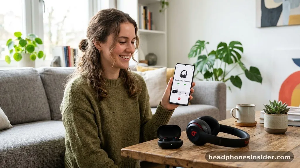 Syncing with Devices via the Beats App - how to turn on beats headphones