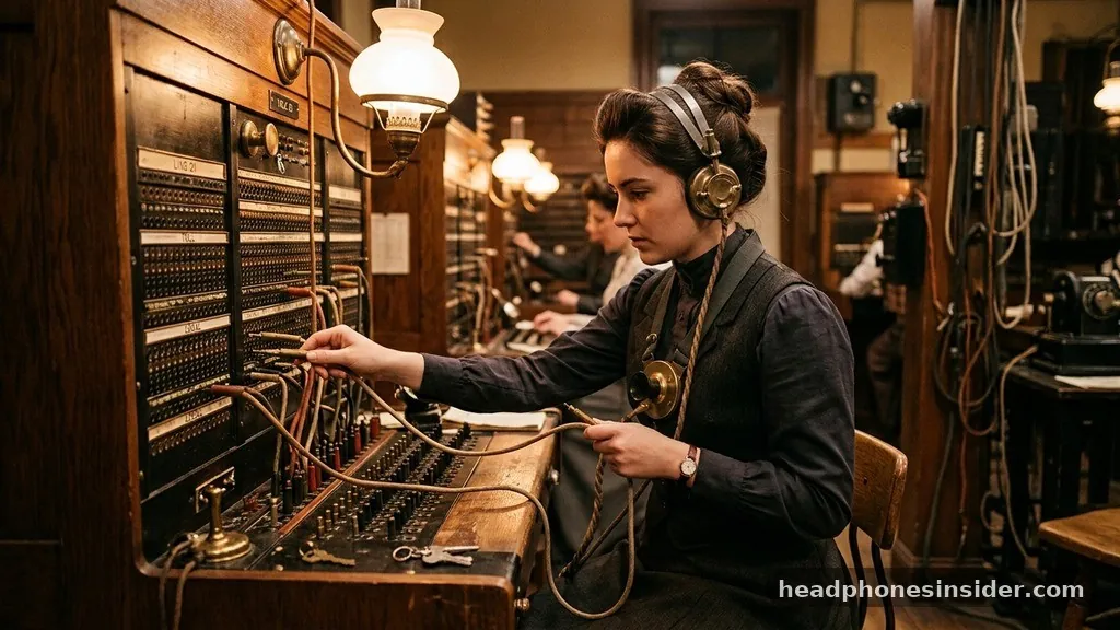 The Early Days of Telephone Operators - who invented headphones