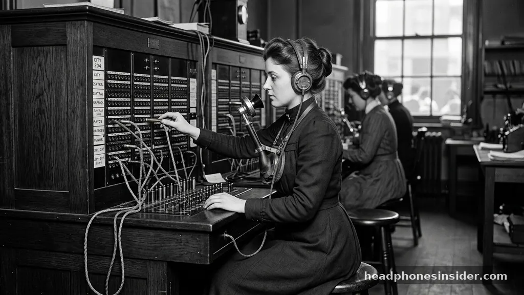The Early Days of Telephony and Communication - when were headphones invented